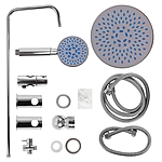 Душевая стойка OSKAR 3013 тропический душ хром