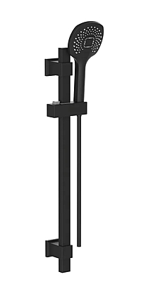 Душевая стойка Diadonna D64-0008BL с лейкой и шлангом черный