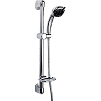 Душевая стойка Ledeme L8012 с лейкой и шлангом хром