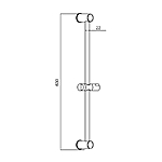 Душевая стойка GROSS AQUA Alfa GA102 хром