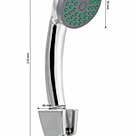 Набор для душа BRIMIX 6006 лейка шланг кронштейн хром