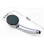 Лейка для душа Dikalan F600 эконом 1 режим хром/серый