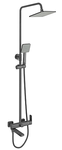 Душевая система Fmark FS8745-22Q с изливом графит