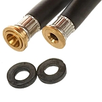 Шланг для душа Potato P49-156 150 см черный