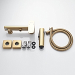 Смеситель гигиенический душ Shevanik S9905G-1 матовое золото