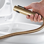 Смеситель гигиенический душ Shevanik S9905G-1 матовое золото