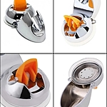 Держатель душевой лейки Potato T0011 на присоске хром