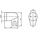 Держатель душевой лейки Ledeme L31 хром