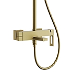 Душевая система Belz B24658-5 с изливом золото