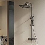 Душевая система Belz B24658-3 с изливом оружейная сталь