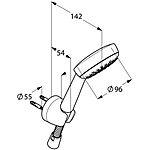 Душевой гарнитур KLUDI LOGO 6801005-00 хром