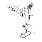 Душевой гарнитур GROHE Rainshower SmartActive 130 26578000