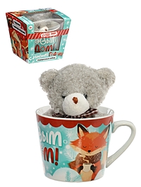 Мягкая игрушка в кружке «Пора чудес», набор