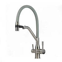 Смеситель для кухни Wasser Zimmer ZM-6001Q под фильтр серый