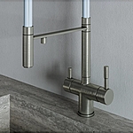 Смеситель для кухни Wasser Zimmer ZM-6010Q под фильтр серый