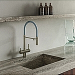 Смеситель для кухни Wasser Zimmer ZM-6010Q под фильтр серый