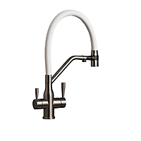 Смеситель для кухни Wasser Zimmer ZM-6001B под фильтр белый