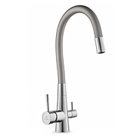 Смеситель для кухни Wasser Zimmer ZM-6013Q под фильтр серый