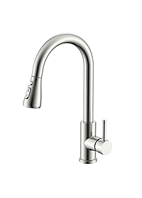 Смеситель для кухни Splenka, S203.49.05 выдвижной излив сатин