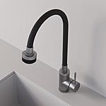 Смеситель для кухни AVRORA Kitchen AV9001S нержавеющая сталь