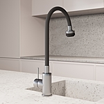 Смеситель для кухни AVRORA Kitchen AV9001S нержавеющая сталь