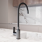 Смеситель для кухни AVRORA Kitchen AV9002GM оружейная сталь