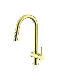 Смеситель для кухни Splenka S204.49.03 сатин золотой