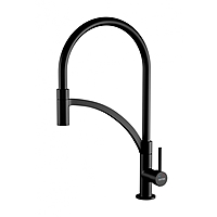 Смеситель для кухни Santek Брукс WH5A45013N001 черный