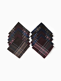 Платки носовые мужские Экономь и Я "Элегантность" 36*36 см, (набор 12 шт), рис. МИКС,100% пэ   10897