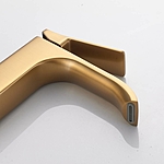 Смеситель для раковины Shevanik S4001G золотой сатин