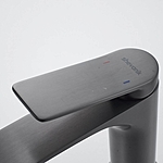 Смеситель для раковины Shevanik S4101T оружейная сталь