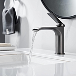 Смеситель для раковины Shevanik S4101T оружейная сталь