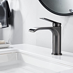 Смеситель для раковины Shevanik S4101T оружейная сталь