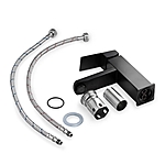 Смеситель для раковины Wasser Zimmer ZM-7722-1H черный