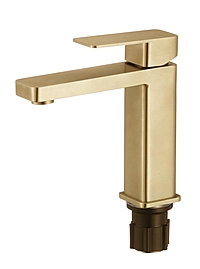 Смеситель для раковины Fmark FS8701C матовое золото