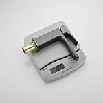 Смеситель для раковины Belz B10709-3 оружейная сталь