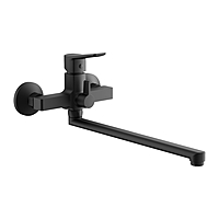 Смеситель для ванны Belz B22715-7 длинный излив черный