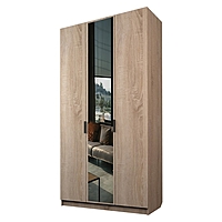 Шкаф трехдверный «Экон», с зеркалом, 1200×520×2300 мм, цвет дуб сонома