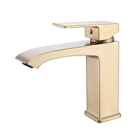 Смеситель для раковины Prohanss P60.10.03 сатин золотой