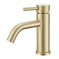 Смеситель для раковины Prohanss P31.10.03 сатин золотой