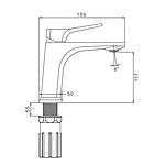 Смеситель для раковины Prohanss P62.10.09 графит