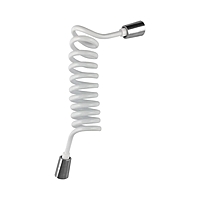 Шланг для биде Санакс 3780 пружинный 25-150 см белый