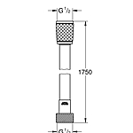 Шланг для душа GROHE Relexaflex 45992001 175 см хром