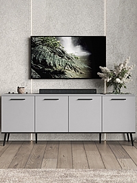 Тумба под ТВ «Монти», 2010×450×780 мм, цвет шиншилла серая