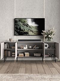 Тумба под ТВ «Монти», 2010×450×780 мм, цвет кашемир