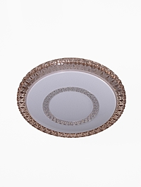 Люстра LED GLX-20803-96 Вт (80 Вт), 3000-6000K. d 47 см, бронза/белый, с ПДУ