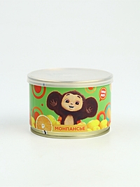 Монпансье в консервной банке «Чебурашка с апельсином»