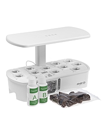 Умный сад RED SOLUTION G12, на 12 растений, 24 Вт, 3.5 л, до 32 см, сенсорное управление, белый