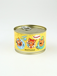 Монпансье в консервной банке «Три кота» персонажи
