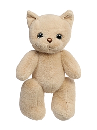 Мягкая игрушка «Котик», бежевый, 20 см